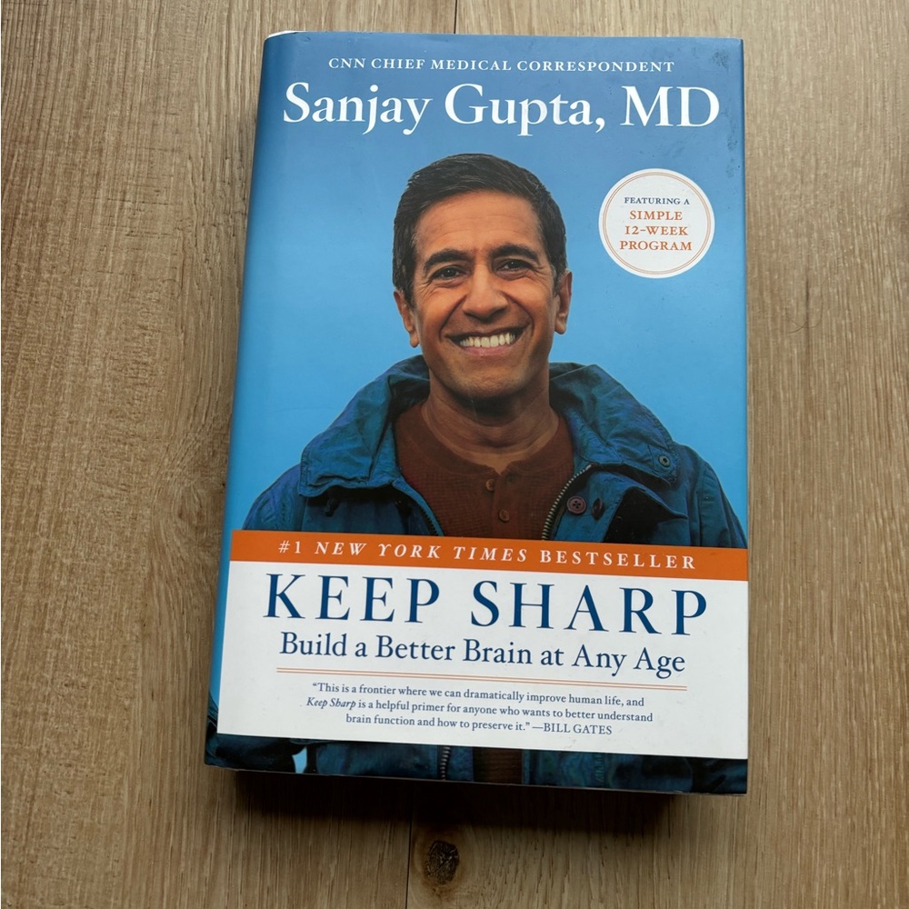 3 for $15😍 Keep Sharp BOOK: Build a Better Brain at Any Age: Gupta M.D., Sanjay